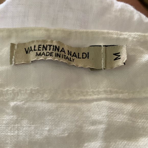 Valentina Naldi Linen Top Size M - Picture 4 of 5